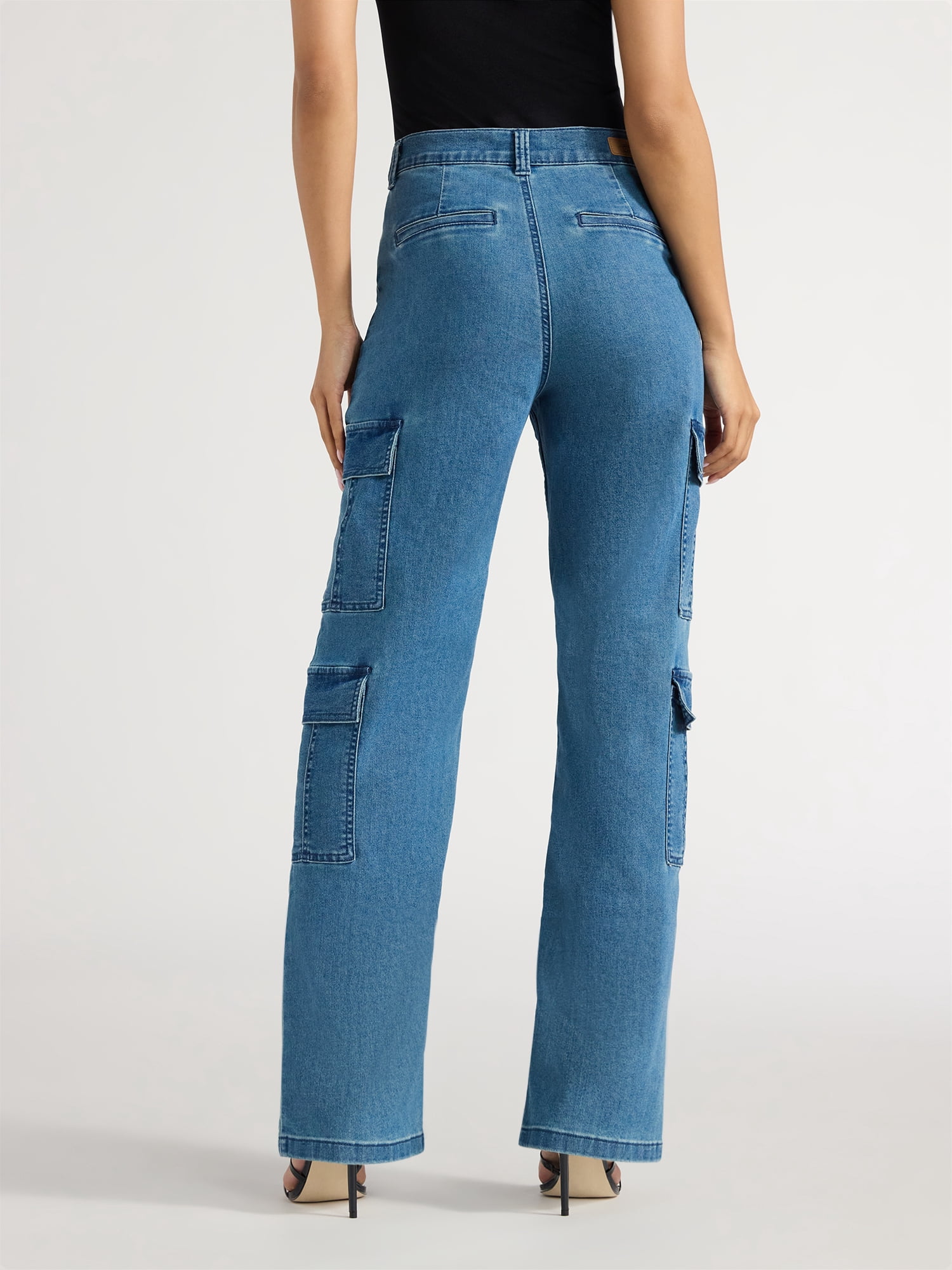 Sofia Jeans by Sofia Vergara Women's Diana Cargo Pants, Relaxed