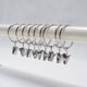 thumbnail image 2 of 120 piezas de ganchos de metal para cortinas, clips de acero inoxidable para perchas, 2 of 6