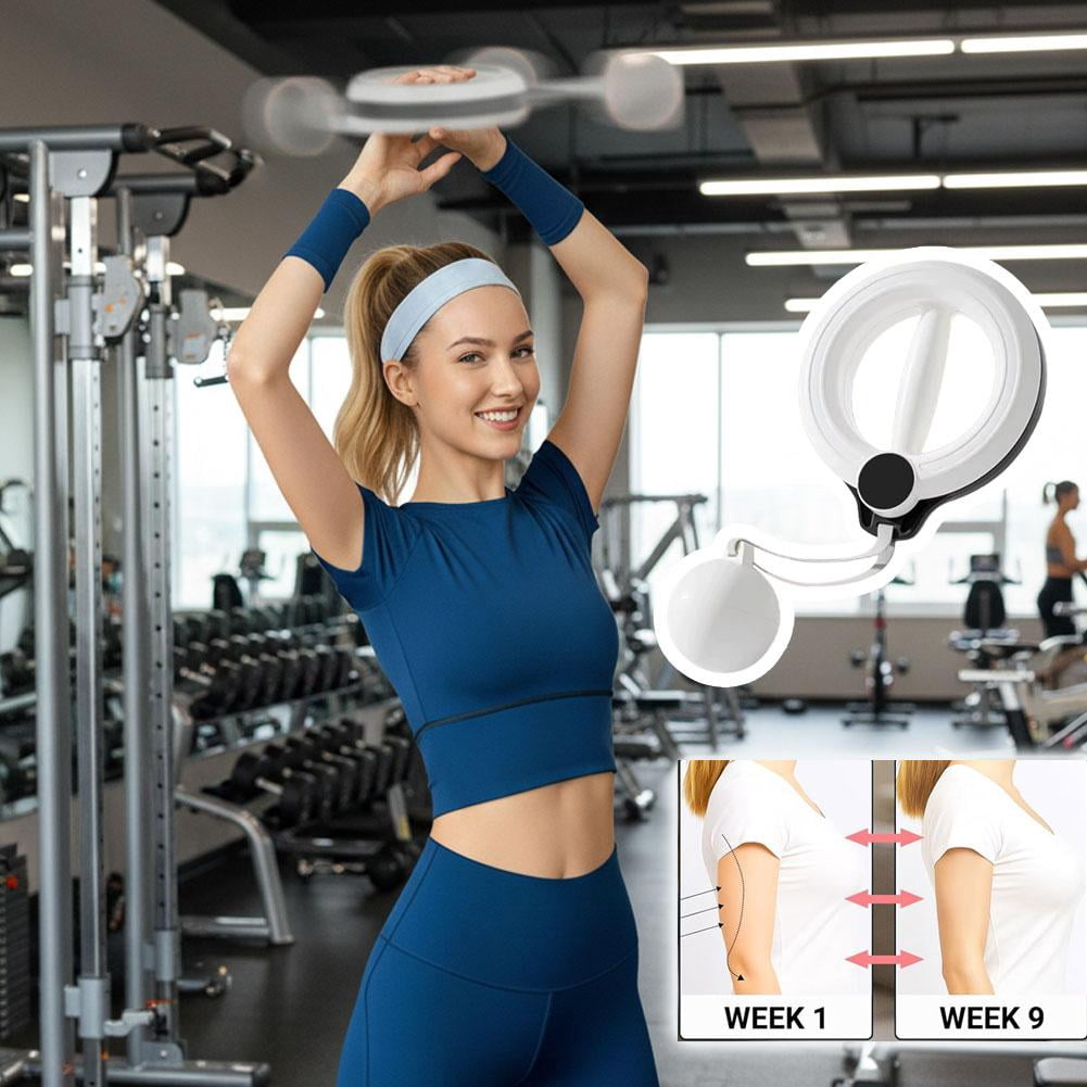 Arm Workout for Women and Men, 360° Hand-Crank Forearm Trainer, Shoulders and Arm Muscle Training Fitness Equipment, Chest Trainer and Forearm and Wrist Hand Exerciser