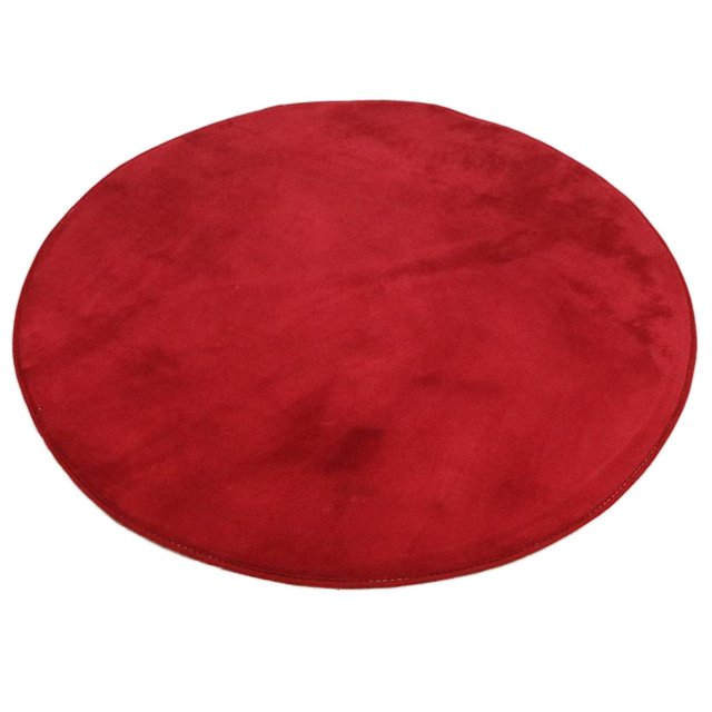 1.2M Fleece Soft Playhouse Tienda Alfombra Alfombra para gatear Cojín de piso Juguete para niños Niños Aprendizaje - rojo, 120cm