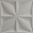 thumbnail image 5 of 19 5/8"W x 19 5/8"H Riley EnduraWall Decorative 3D Wall Panel, Universal Aged Metallic Weathered Steel (Covers 2.67 Sq. Ft.), 5 of 6