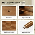 thumbnail image 6 of Modern 63" TV Stand for TVs up to 70" with Geometric-patterned Acorn, 6 of 7