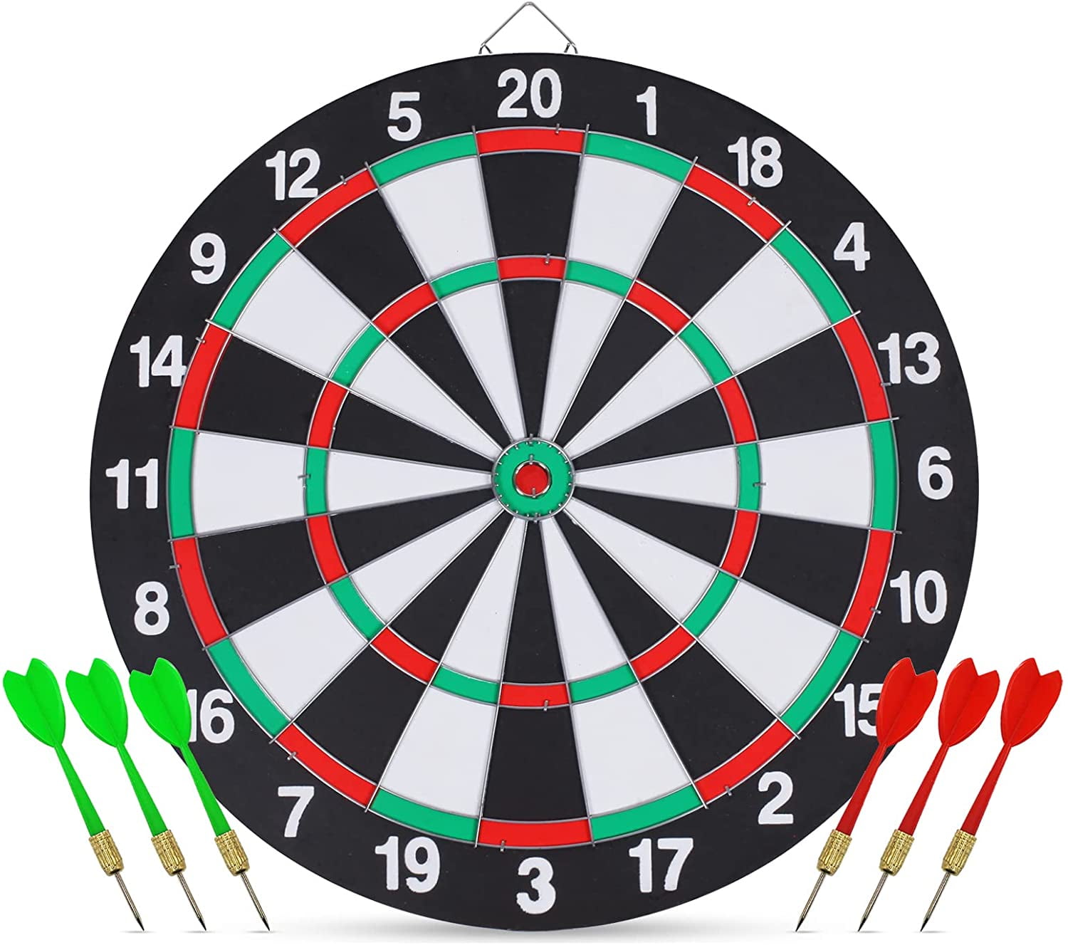 indoor 15 inch sport double target dart and whole for thickening board dartboard 
