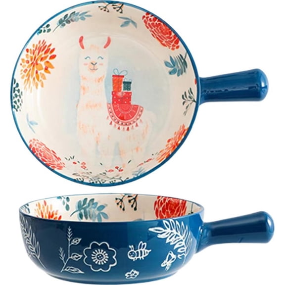 Animal- Shaped Ceramic Bowl with Handle, Animal Ceramic Bowl Handle