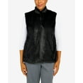 thumbnail image 4 of Alfred Dunner Womens Womens Chevron Fur Vest, 4 of 6