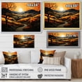 thumbnail image 4 of Designart "Countryside The Pumpkin landscape III" Landscapes Floater Framed Canvas Wall Art, 4 of 7