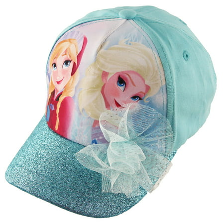 Disney Frozen Elsa and Anna Cotton Baseball Cap, Little Girls, Age 4-7