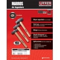 thumbnail image 2 of Marro Acero Octagonal (ing) 3lb Hickory Americano 16 urrea Urrea 1434EG, 2 of 3