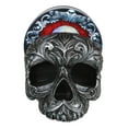 thumbnail image 2 of Ebros Barocco Tribal Tooled Gothic Skull Coaster Figurine Holder With 4 Coasters, 2 of 6