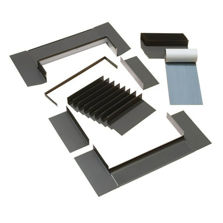 Velux EDL C06 0000 Size C01/C04/C06 Low-Profile Flashing Kit with Adhesive Underlayment for Deck Mount