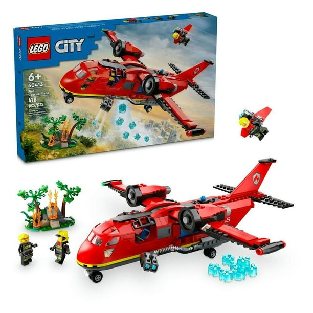 Set LEGO City Avión de Rescate de Bomberos 60413 Walmart en línea