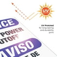 thumbnail image 6 of Main Power Cutoff Bilingual Sign, OSHA Notice Sign, 24x36 Corrugated Plastic, 6 of 7