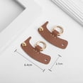 thumbnail image 3 of Correas de cuero PU para bolsos, piezas ajustables, correas largas DIY, accesorios para bolsos DIY Marrón, 3 of 8