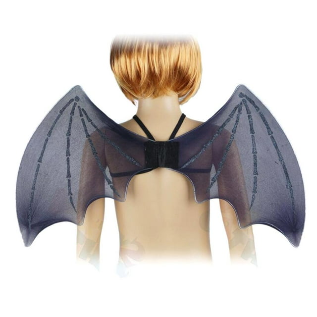 Disfraz de Halloween Colco Alas de murciélago negras para niños 10 piezas