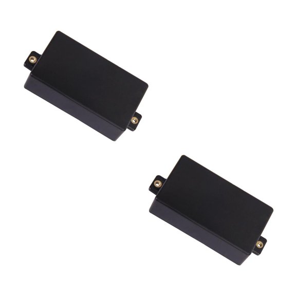 Worgeous 2pcs Plastic Sealed Humbucker Pickup Case Cover (Black)