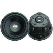 Lanzar MAXP124D Max Pro 12" 1600W Power Dual 4 Ohm Car Subwoofer Audio System