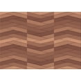 thumbnail image 1 of Ahgly Company Indoor Rectangle Patterned Brown Red Area Rugs, 2' x 5', 1 of 1