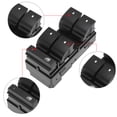 thumbnail image 4 of Interruptor de ventana principal de energía Unique Bargains para Chevrolet Silverado Traverse GMC Sierra 1500 2500HD 3500HD 25789692, 4 of 9
