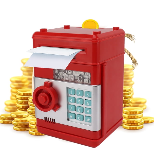 Hucha Para Cajero Automático, Plástico Electrónico Educativo De 2 Modos Para Ahorrar Dinero