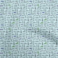 thumbnail image 1 of oneOone Cotton Jersey Sky Blue Fabric Conversational Footwear Diy Clothing Quilting Fabric Print Fabric By Yard 58 Inch Wide, 1 of 4