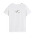 thumbnail image 1 of Camiseta de verano con cuello redondo para mujer para desplazamientos, viajes, deportes de playa, vacaciones, 1 of 7