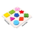 thumbnail image 4 of Wooden Geometric Puzzle Intelligence Brain Teaser Blocks Child Educational Game Educational Game Toy, Cognitive, 4 of 7
