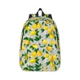 thumbnail image 2 of Rocae Lemon1 for Durable Canvas Backpack Leisure Large Bag Travel Rucksack Multi-function Backpack Small, 2 of 8