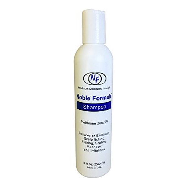 Noble Formula Zinc Shampoo 2 Pyrithione Zinc (ZnP), 8 Oz, Especially