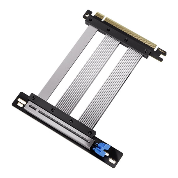 Cable Elevador PCIE X16 5.0 para Tarjeta Gráfica, Extensión PCI-e X16 5.0 para GPU, Extensor PCI Riser Blindado para ATX/ITX de 90 Grados B