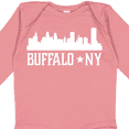 thumbnail image 4 of Inktastic Buffalo New York NY Cities Skyline Boys or Girls Long Sleeve Baby Bodysuit, 4 of 5