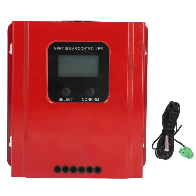 Regulador de batería Solar Controlador de Carga Solar Pantalla LCD MPPT RS485 12V 24V 36V 48V 40A Control Remoto de batería para Sistema de energía Solar