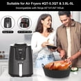 thumbnail image 3 of 3Pack Silicone Air Fryer Liners 4-5.3QT, Ninja AF101C AF100C & AF161 Silicone Liners, Reusable Air Fryer Accessories Food Grade Liners, Compatible with Ninja, COSORI, Tefal, Bear, Chefman, 3 of 8