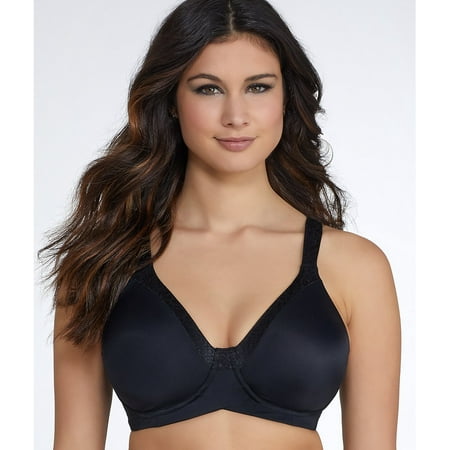 

LEADING LADY Black Luxe Body Side Smoothing T-Shirt Bra US 42C UK 42C NWOT
