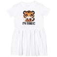 thumbnail image 3 of Inktastic 3rd Birthday Cute Tiger 3 Year Old Girls Toddler Dress, 3 of 5