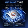 thumbnail image 2 of NIMO 15.6" IPS FHD Gaming-Laptop, AMD 8 Cores Ryzen 7 7735HS 32GB DDR5 RAM 1TB SSD (Up to 4.75GHz) Computer Radeon 680M 100W Type-C Backlit Keyboard Fingerprint Blue, 2 of 5