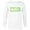 White, variant on Marvel Logo Four-Leaf Clovers Green St Patrick’s Day - Long Sleeve T-Shirt for Men - Customized-White