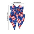 thumbnail image 3 of SLYNSHome 4th of July Decorations Large Bow Hair Accessories Patriotic Red White Blue Party Supplies Favors American Flag Stars & Stripes Hair Clips,Independence Day Gift, 3 of 7