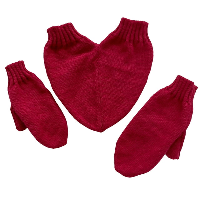 Guardurnaity Guantes con dedos en forma de corazón Love Connection para correr al aire libre en clima frío. Guantes cálidos para parejas que se guantes y mitones rojo