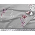 thumbnail image 2 of Soimoi Modal Satin Fabric Leaves & Wild Flower Decor Fabric Printed Yard 42 Inch Wide, 2 of 3