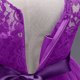 thumbnail image 3 of Vestido de Encaje Blanco de Manga Larga Cuadrado Cuello Girado Abajo Arco Falso Dos Piezas Vestido de Baile de Estudiantes Británicos para Niños Grandes 5-16 Años de Edad, 3 of 7