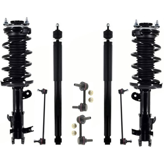 Front Complete Struts Rear Shocks & Links For Acura ILX Base 2.4L 2013-2015