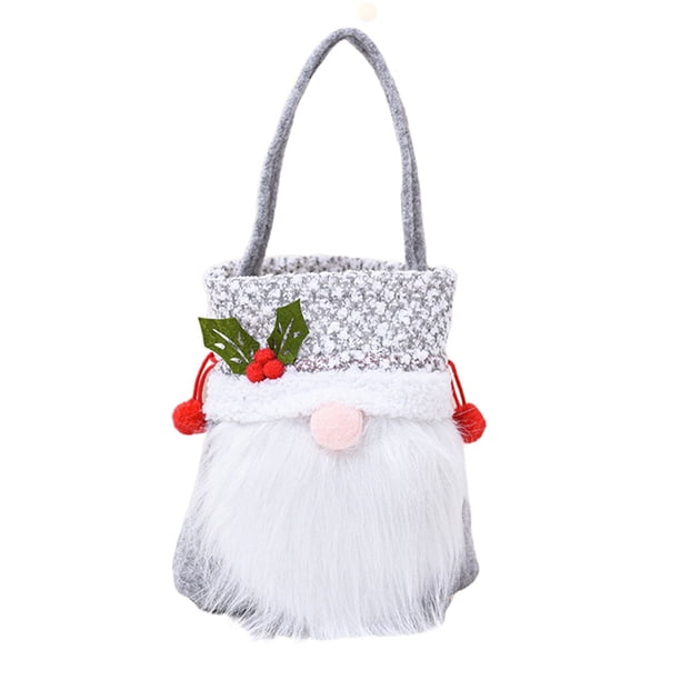 Almacenamiento De Regalo De Navidad, Bolsa De Regalo De Dulces, Bolsa De Regalo De Gnomo Sin Rostro, Adornos Navideños Para El Hogar, Adornos Navideños Advancent HA042035-04