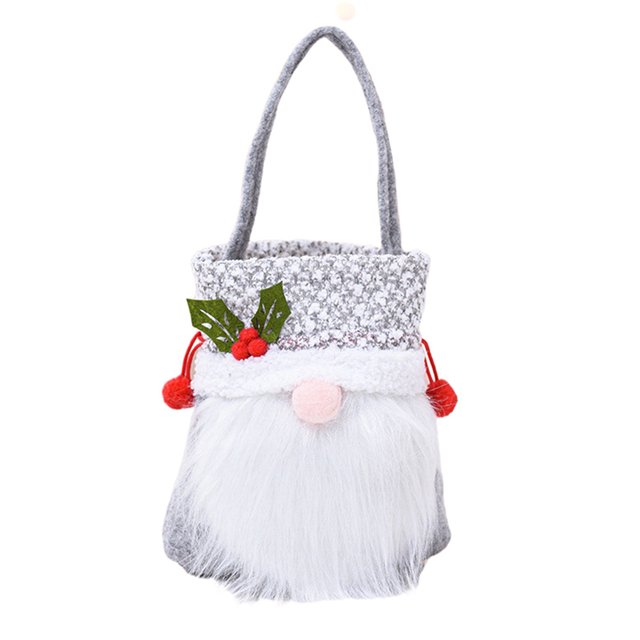 Almacenamiento De Regalo De Navidad, Bolsa De Regalo De Dulces, Bolsa De Regalo De Gnomo Sin Rostro, Adornos Navideños Para El Hogar, Adornos Navideños Yuarrent HA042035-04