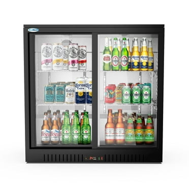 KoolMore 35 in. Two-Door Back Bar Refrigerator – 7.4 Cu. ft.