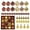 Coffee & Gold, variant on PayUSD Christmas Balls Ornaments for Christmas Decorations 44 pcs Xmas Christmas Tree Shatterproof Ornaments Set for Holiday Wedding Party Decoration (1.18"-2.36", Gold, Red, Green)