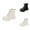 White, variant on Stylish Soft Sole Ankle Boots for Girls, Versatile Everyday Footwear, Comfortable British Design, Lace Up, Side Zipper, Fall Winter Casual Booties for Little Kid/Big Kid