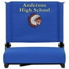Flash Furniture Personalized Embroidered Game Day Seats by Flash with Ultra-Padded Seat, Blue