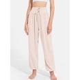thumbnail image 4 of Pantalones de Yoga Casuales, Cómodos y de Pierna para Mujer Albaricoque XL, 4 of 7