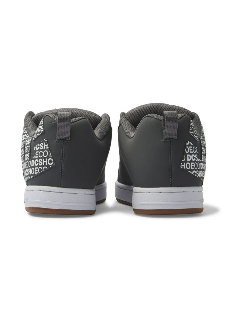 DC Shoes Men's Court Graffik Shoes Dark Grey/White - 300529-GW1