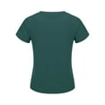 thumbnail image 3 of TODOZO T Shirts for Women Loose Fit Casual Lightweight Soft Basic Tees Womens Summer Tops Women's V Neck Loose Thin Breathable T Shirt Green L, 3 of 6